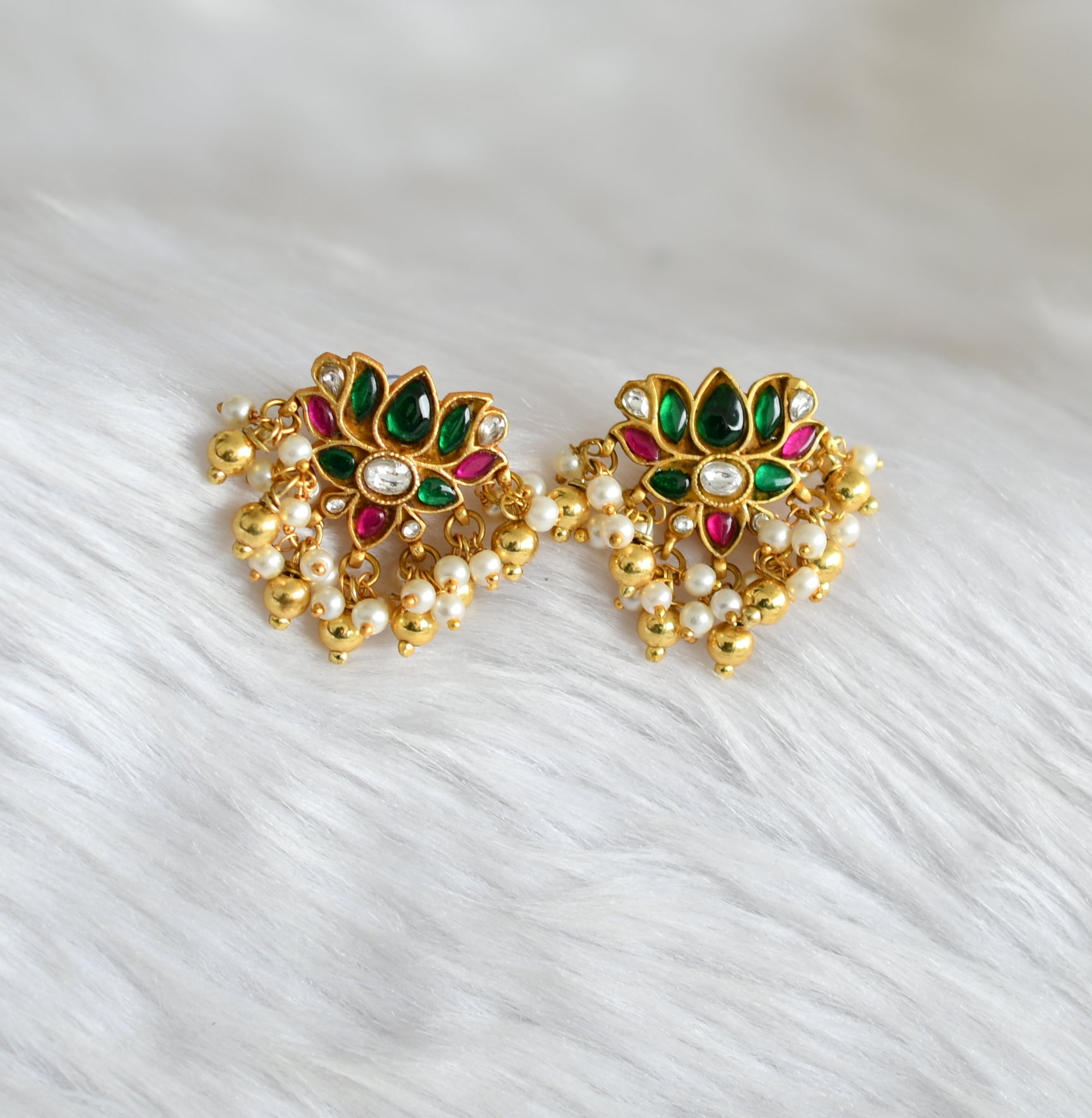 Lotus Earrings Gold