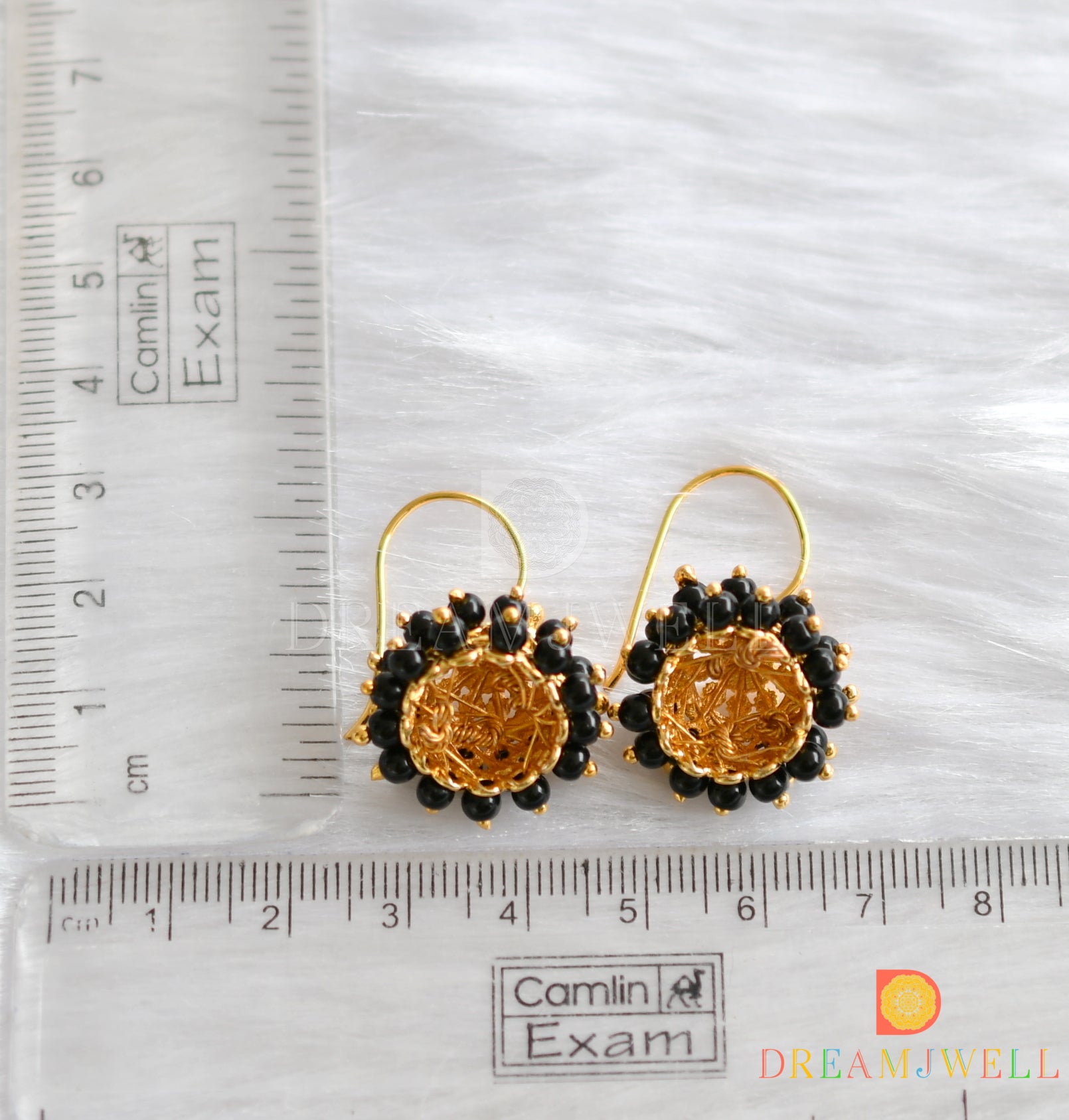 Black Flower Statement Earrings | Lynnique Jewelry
