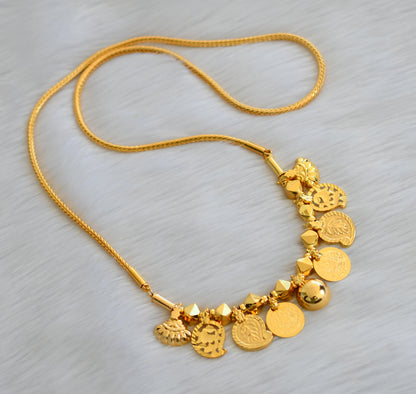 Gold tone Lakshmi coin mango Bottu mangalyam dj-40274