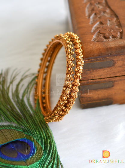 Matte finish set of 2 Bangles(2.4) dj-21551