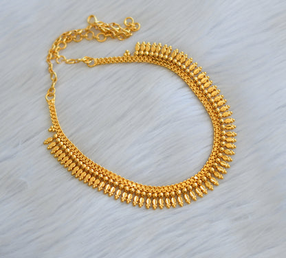 Gold tone Kerala style necklace dj-40284