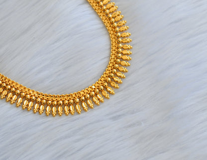 Gold tone Kerala style necklace dj-40284