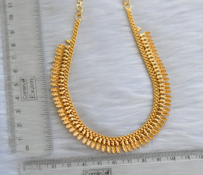 Gold tone Kerala style necklace dj-40284