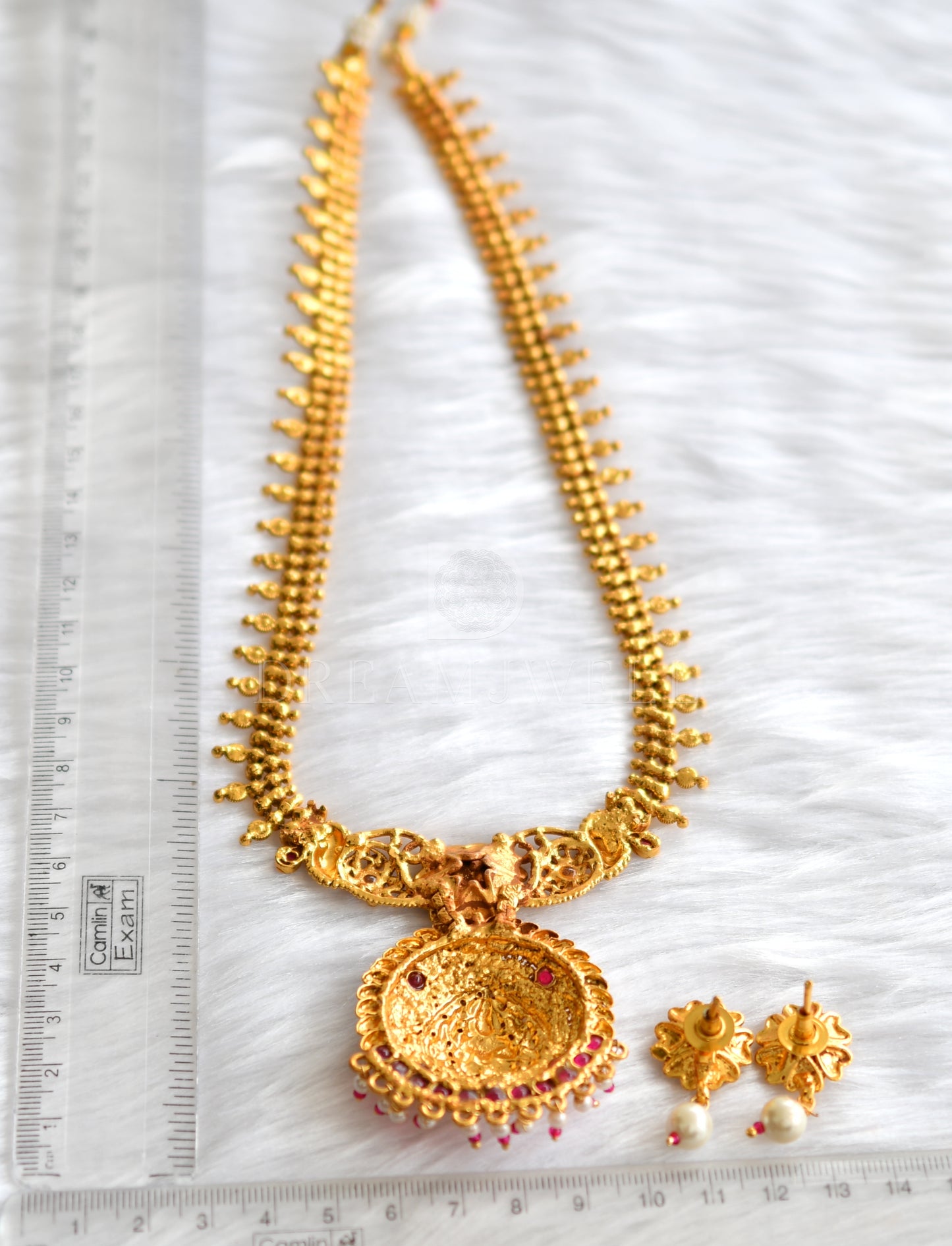 Antique gold tone Lakshmi Kemp Haar Set dj-17041