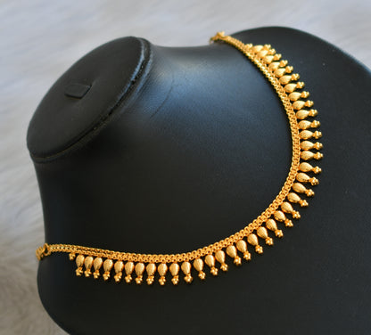Gold tone Kerala style Necklace dj-40285