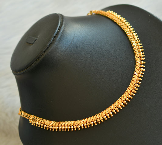 Gold tone Kerala style Necklace dj-40286