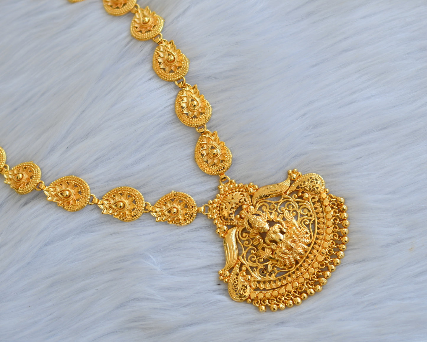 Gold tone Lakshmi Kerala style haar dj-40300