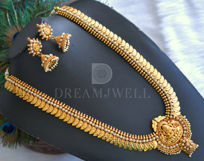 Antique Pearl Lakshmi Coin Haar Set dj-07049