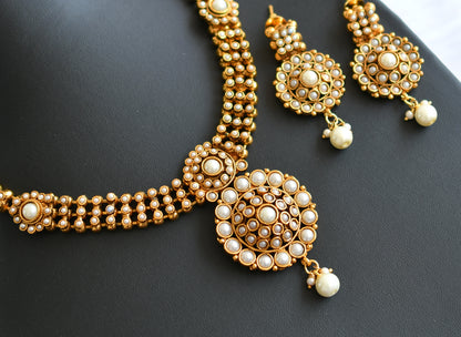 Antique pearl necklace set dj-04182