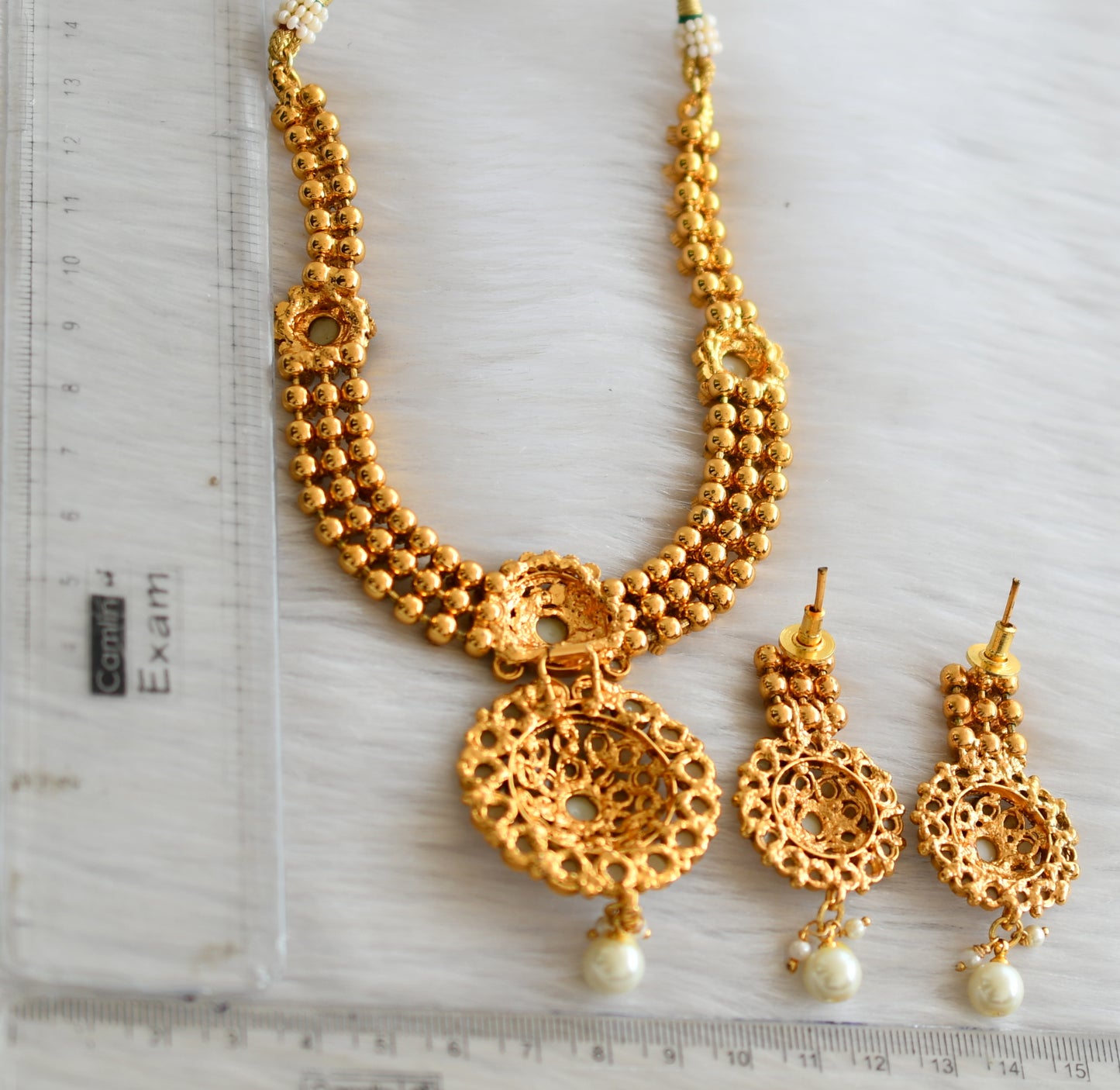 Antique pearl necklace set dj-04182