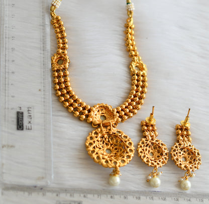 Antique pearl necklace set dj-04182