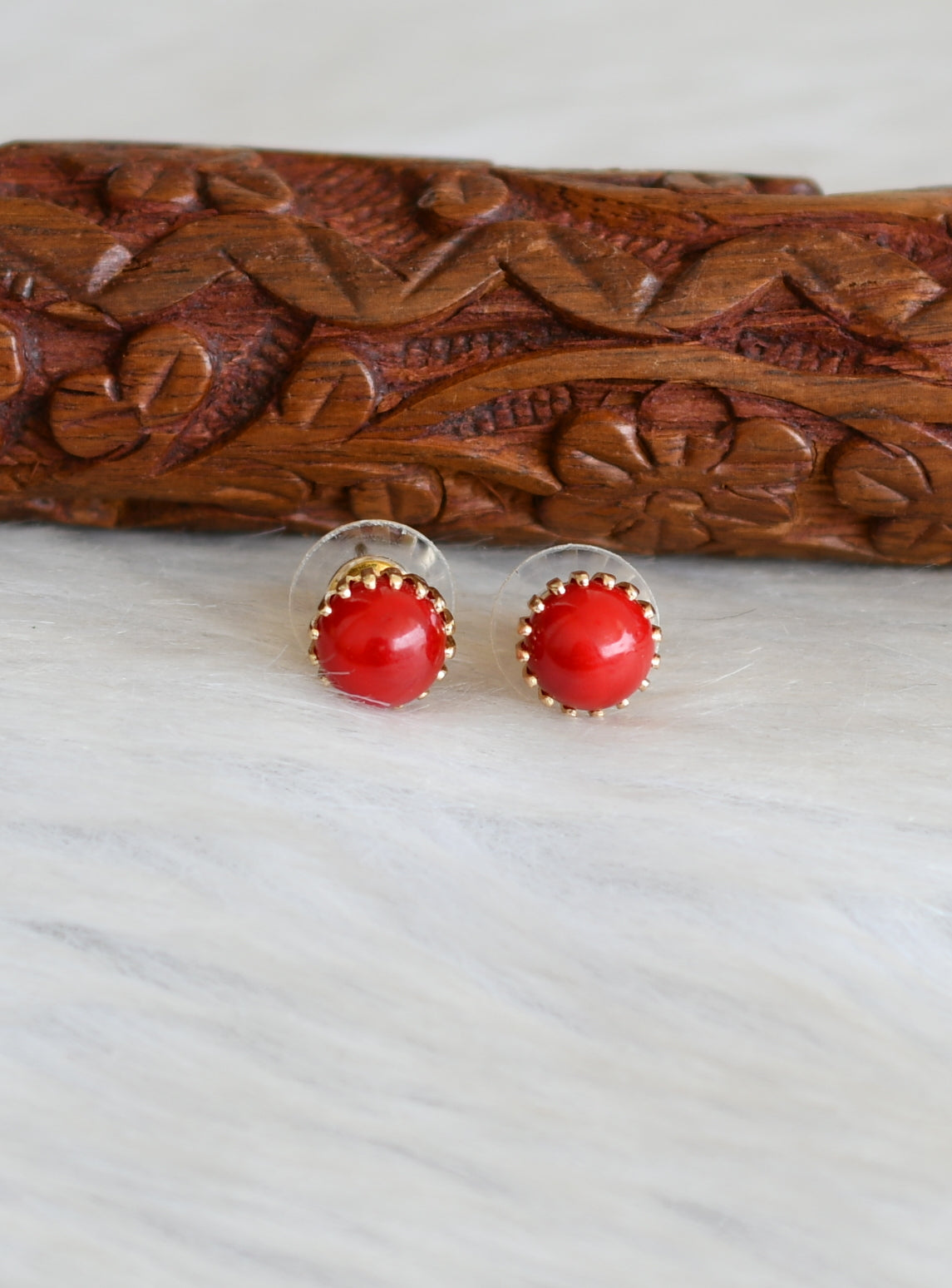 Pair of Antique Coral Earrings For Sale at 1stDibs | vintage coral earrings,  coral earrings vintage, antique coral drop earrings