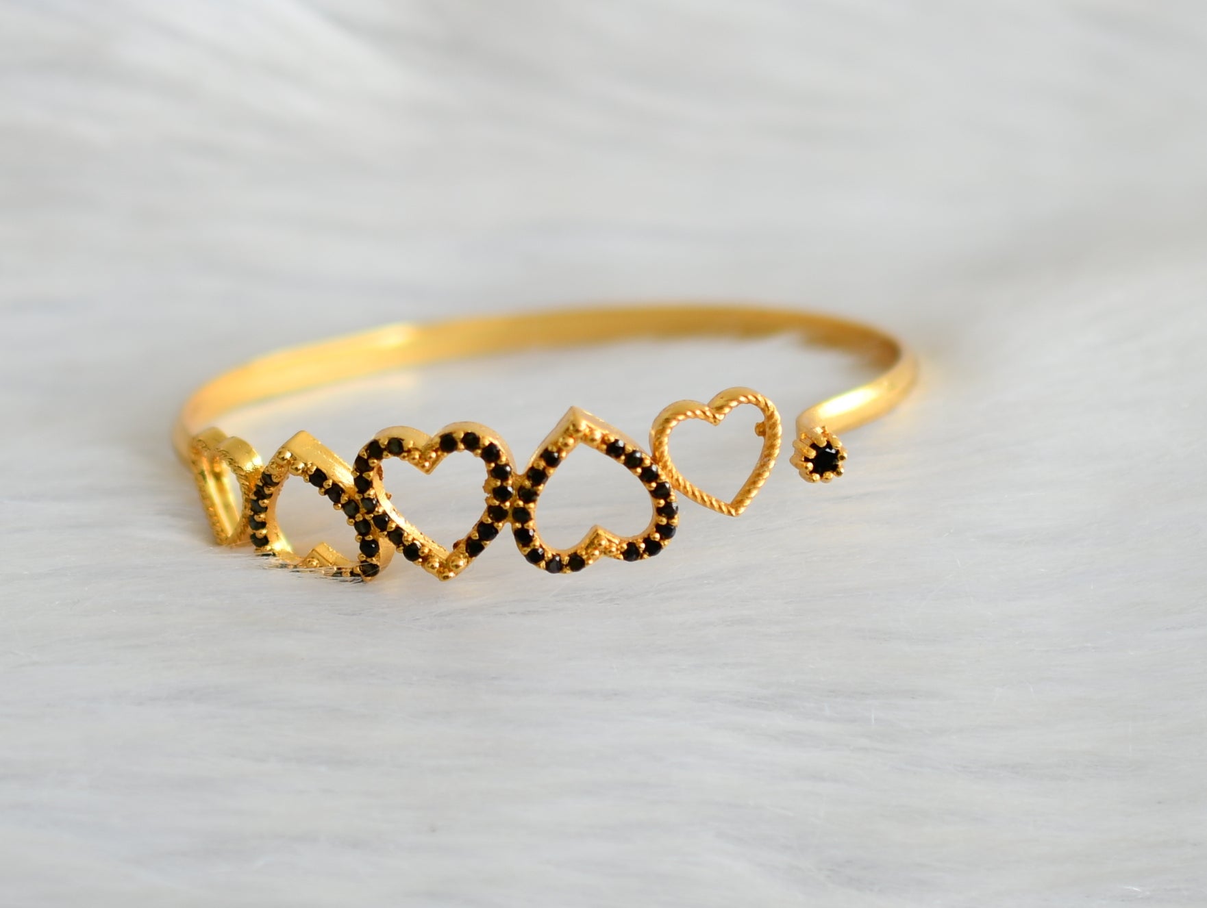 BAUBLEBAR Juno Gemstone Heart Slider Bracelet in Gold Tone | Bloomingdale's