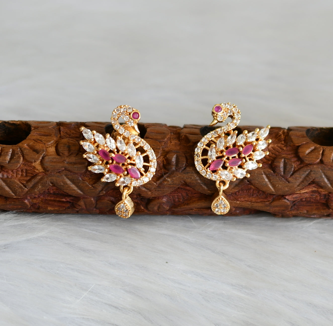 Gold peacock design earrings | Delicate gold jewelry, Unique gold jewelry  designs, Gold earrings models