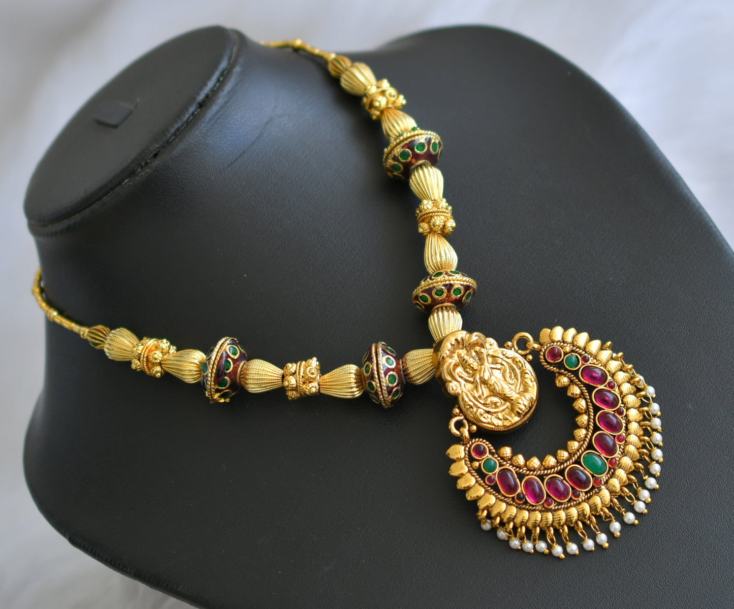 Antique handmade bali Lakshmi necklace  dj-02908