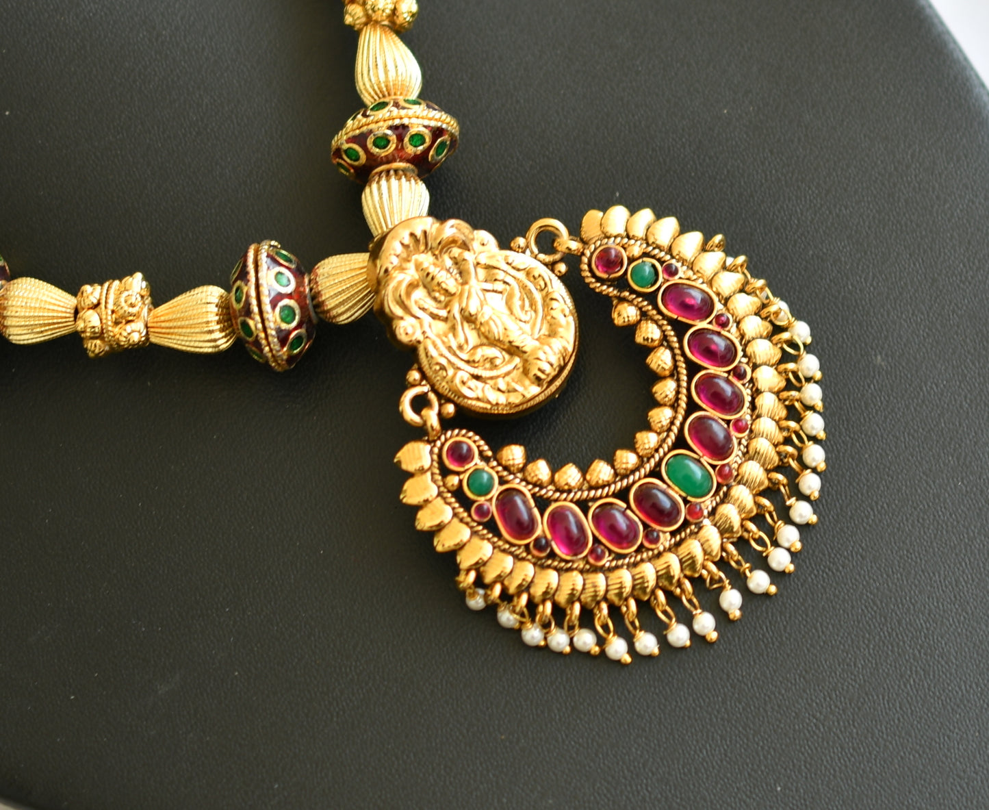 Antique handmade bali Lakshmi necklace  dj-02908