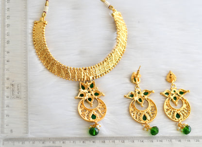 Antique green necklace set dj-02892