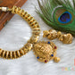 Antique blue-kemp Lakshmi necklace set dj-01634