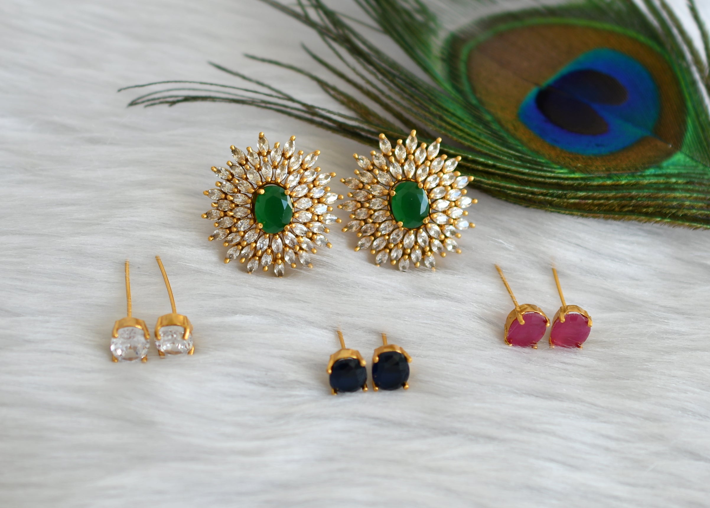 Imitation Jewellery Colours Available Changeable earrings at Rs 950/pair in  Hyderabad