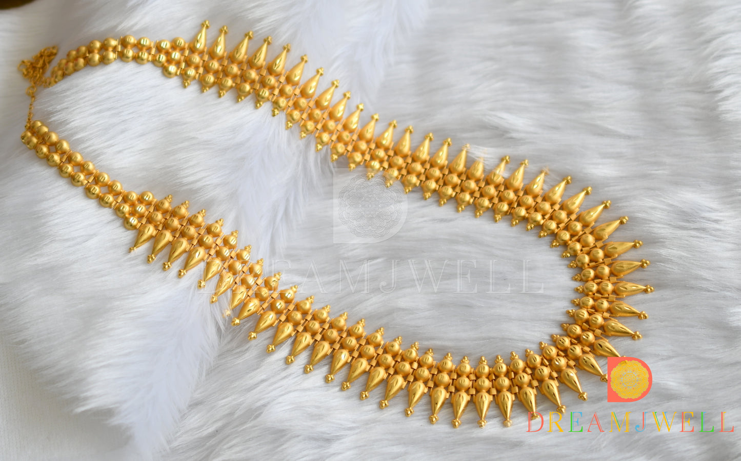 Gold look alike kerala style haar dj-35545