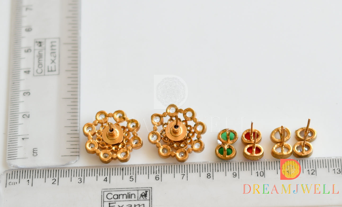 Matte finish Color Changeable flower earrings dj-36689