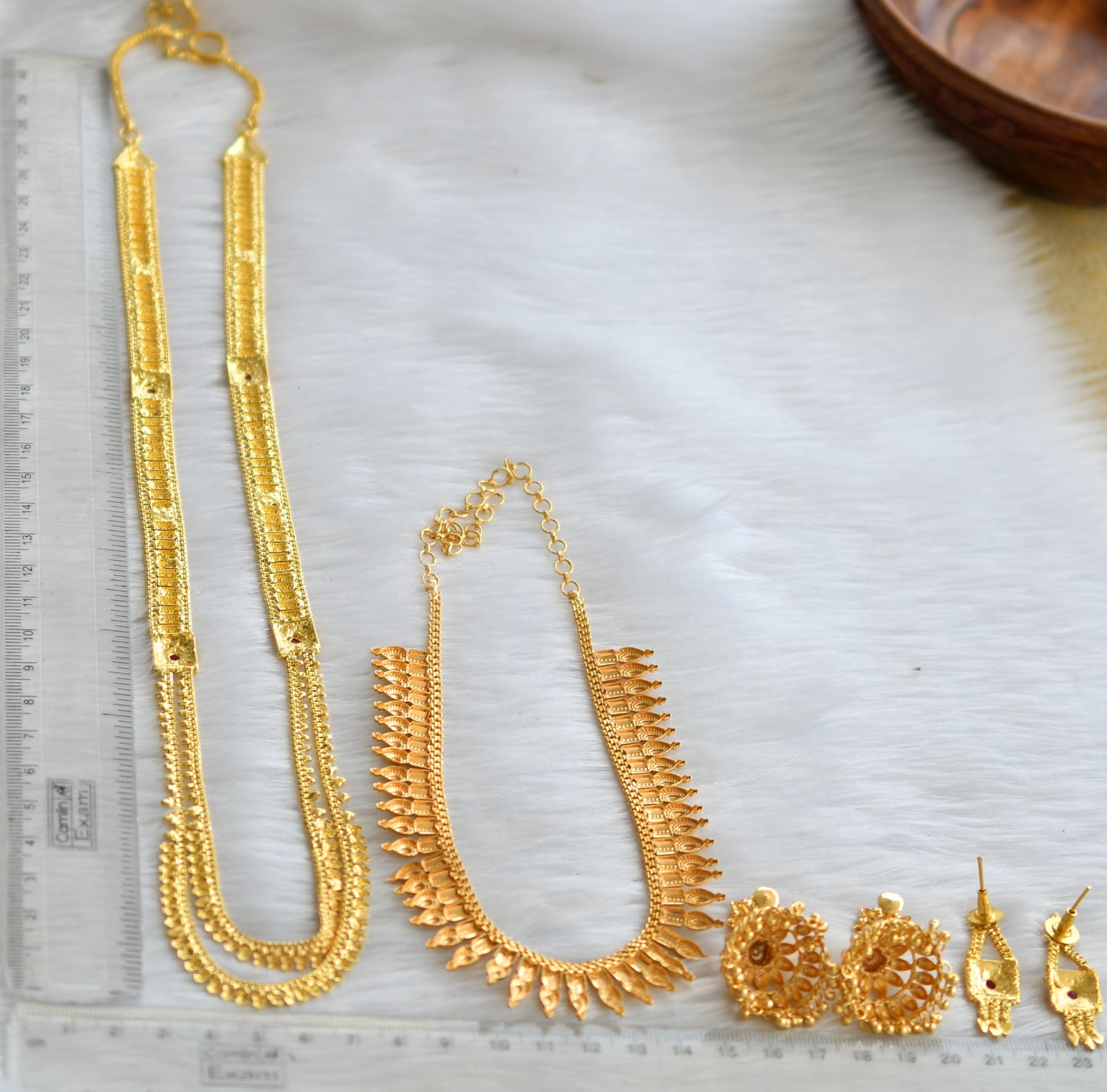 Gold tone Kerala style Combo set dj-39727