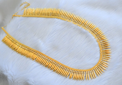 Gold tone kerala style mulla mottu Haar dj-24922