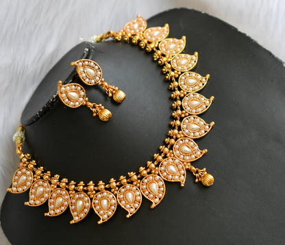 Antique Pearl Mango Necklace Set dj-02156