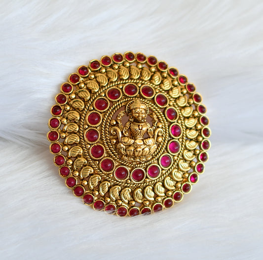 Antique kemp Lakshmi round hair Jewel(Rakodi) dj-39131