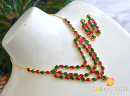 Antique kemp-green necklace set dj-24384