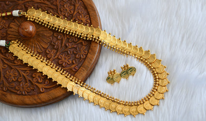 Gold tone Lotus coin haar set dj-15279