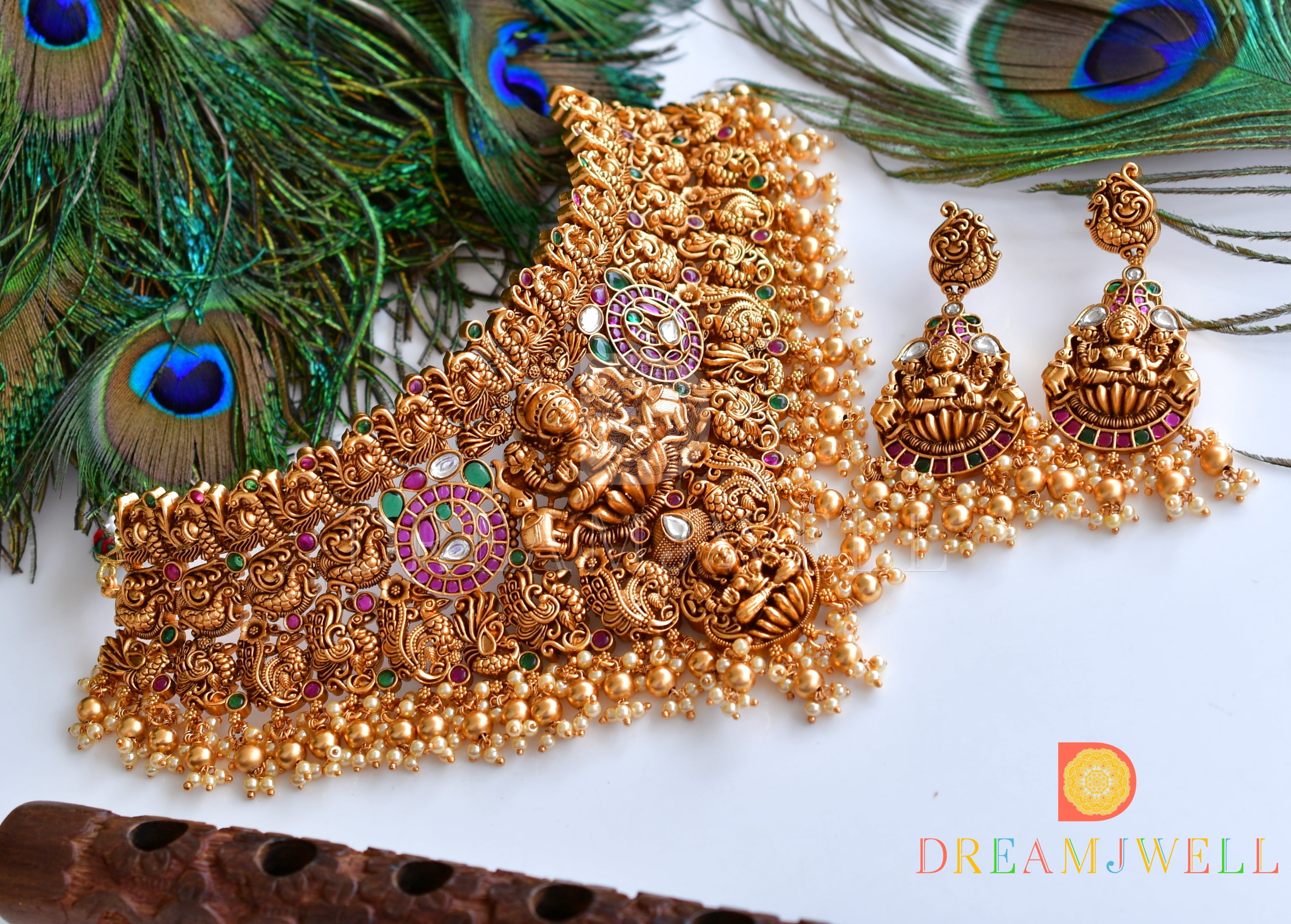 Lakshmi on sale choker necklace