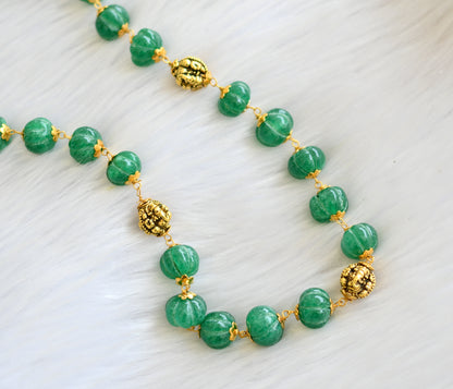 Antique Green beads Ganesha designer chain dj-35831