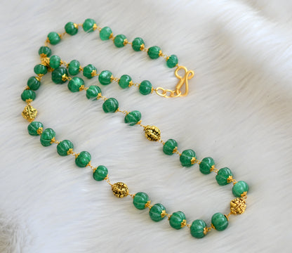 Antique Green beads Ganesha designer chain dj-35831