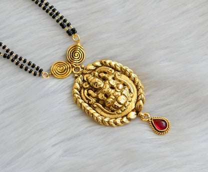 Antique kemp Lakshmi mangalsutra dj-41967