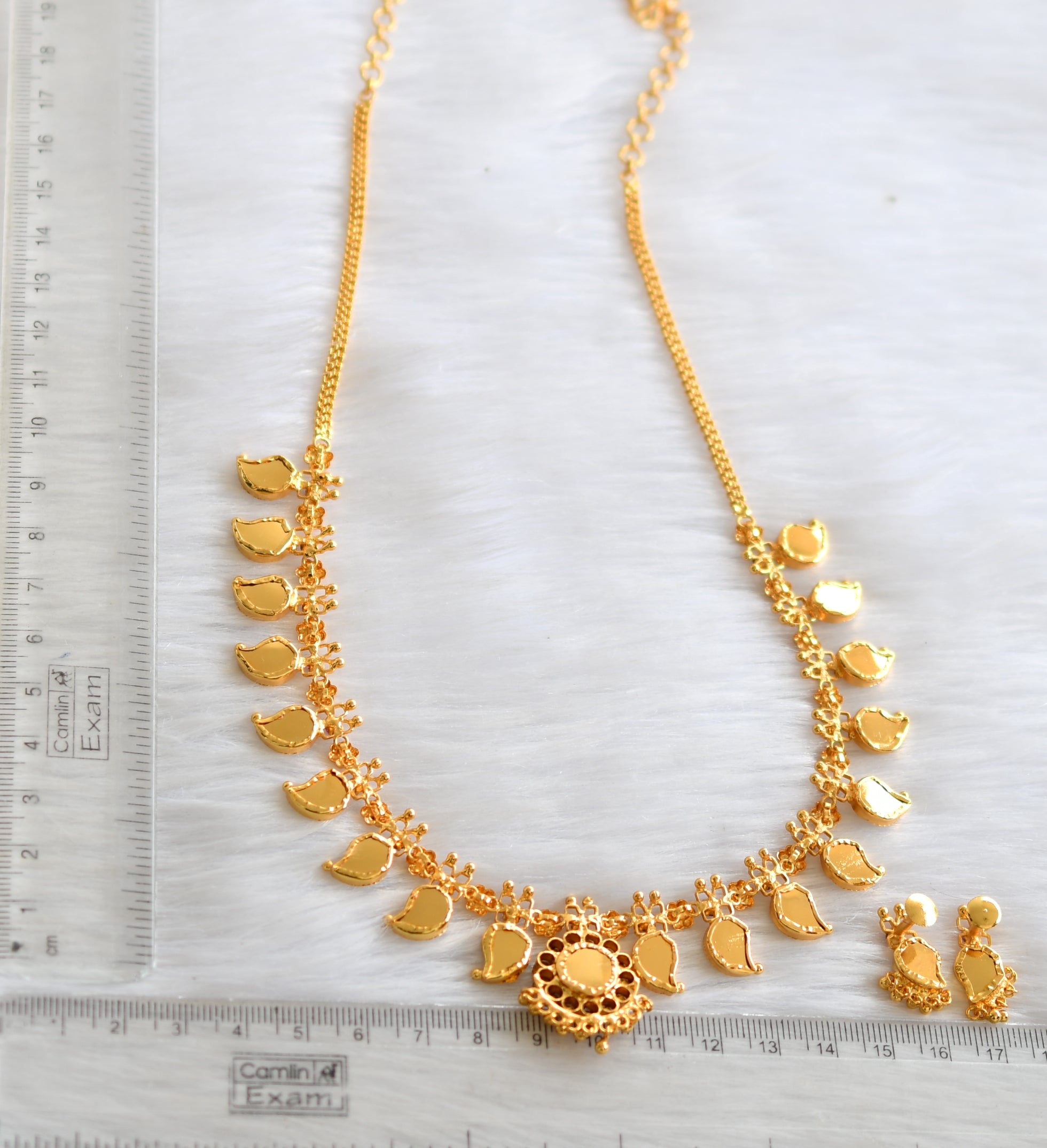 Traditional Mango Necklace | Gold fashion necklace, Gold necklace designs,  Jewelry design necklace
