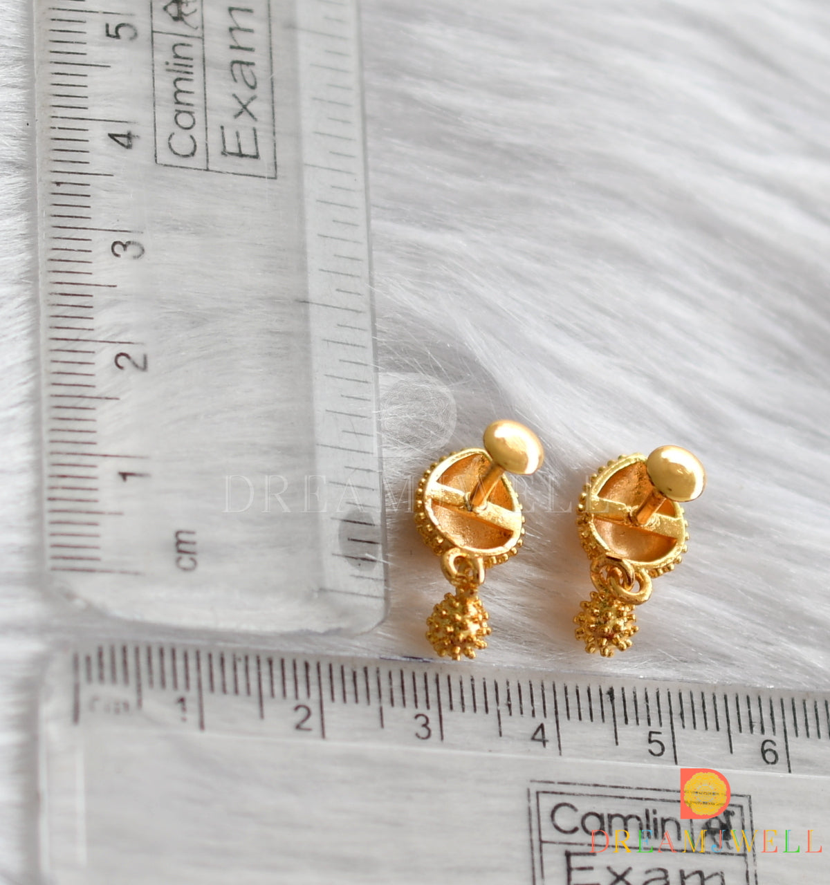 ARY D'PO • Twisted Small Hoop Earrings in 18K Yellow Gold