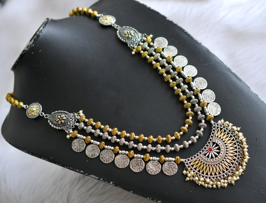 Dual tone coin designer multilayer Haar dj-24507