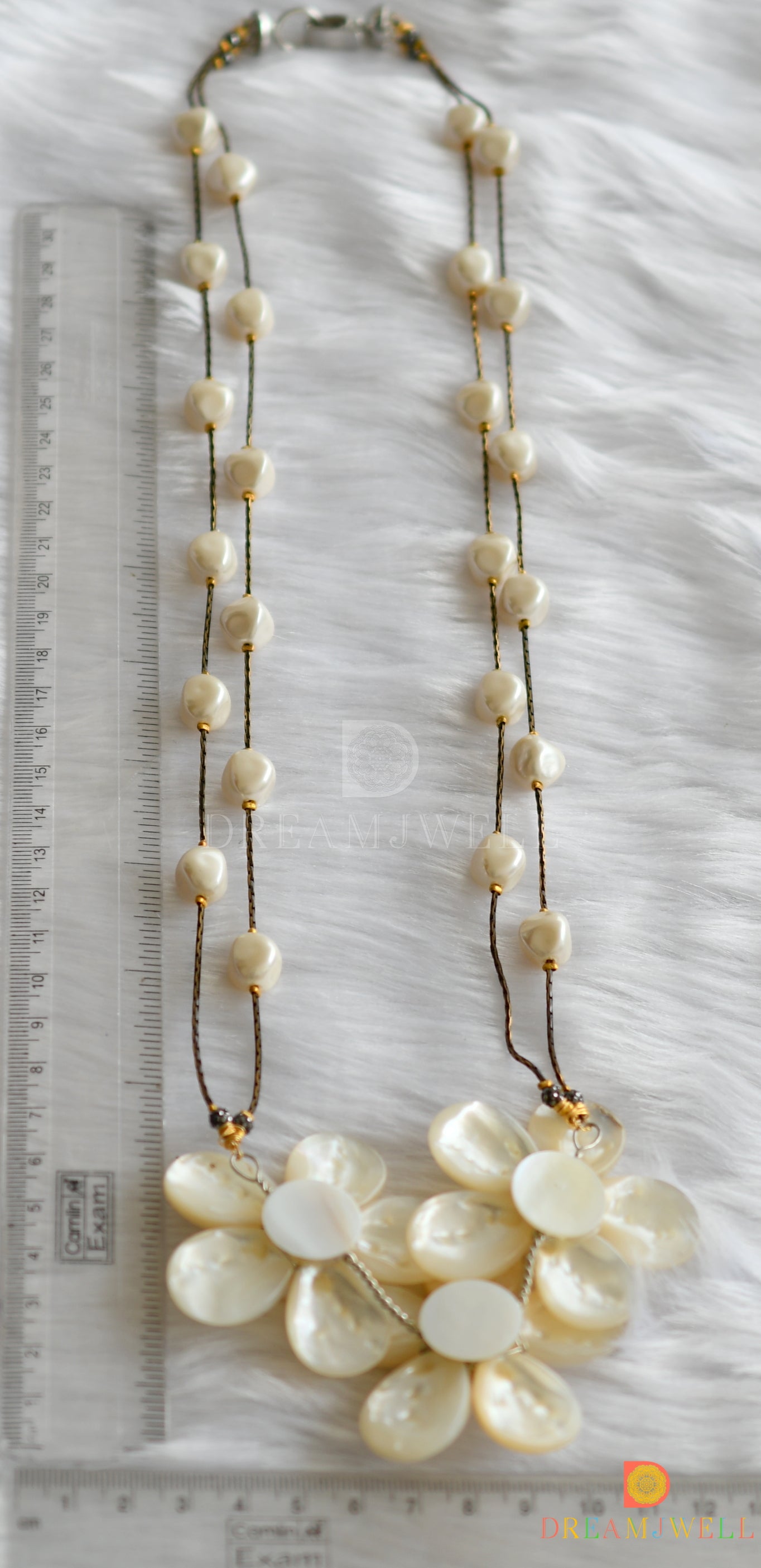Shell pearls unique designer necklace dj-23921