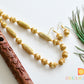 Antique matte finish pearl necklace set dj-06153