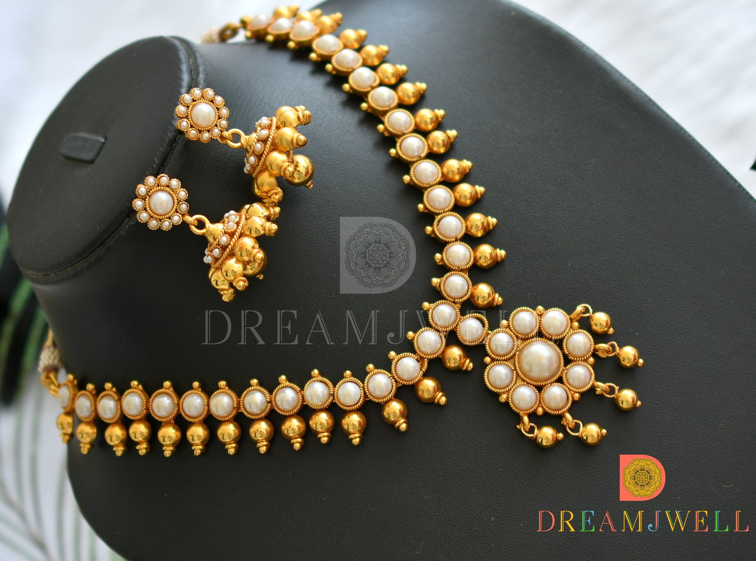 Buy Gold Plated Pearl Kundan Layered Necklace by Paisley Pop Online at Aza  Fashions.