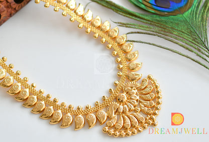 Gold tone mango Kerala style haar dj-36836