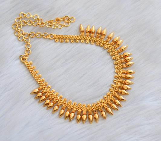 Gold tone Kerala style necklace dj-40784