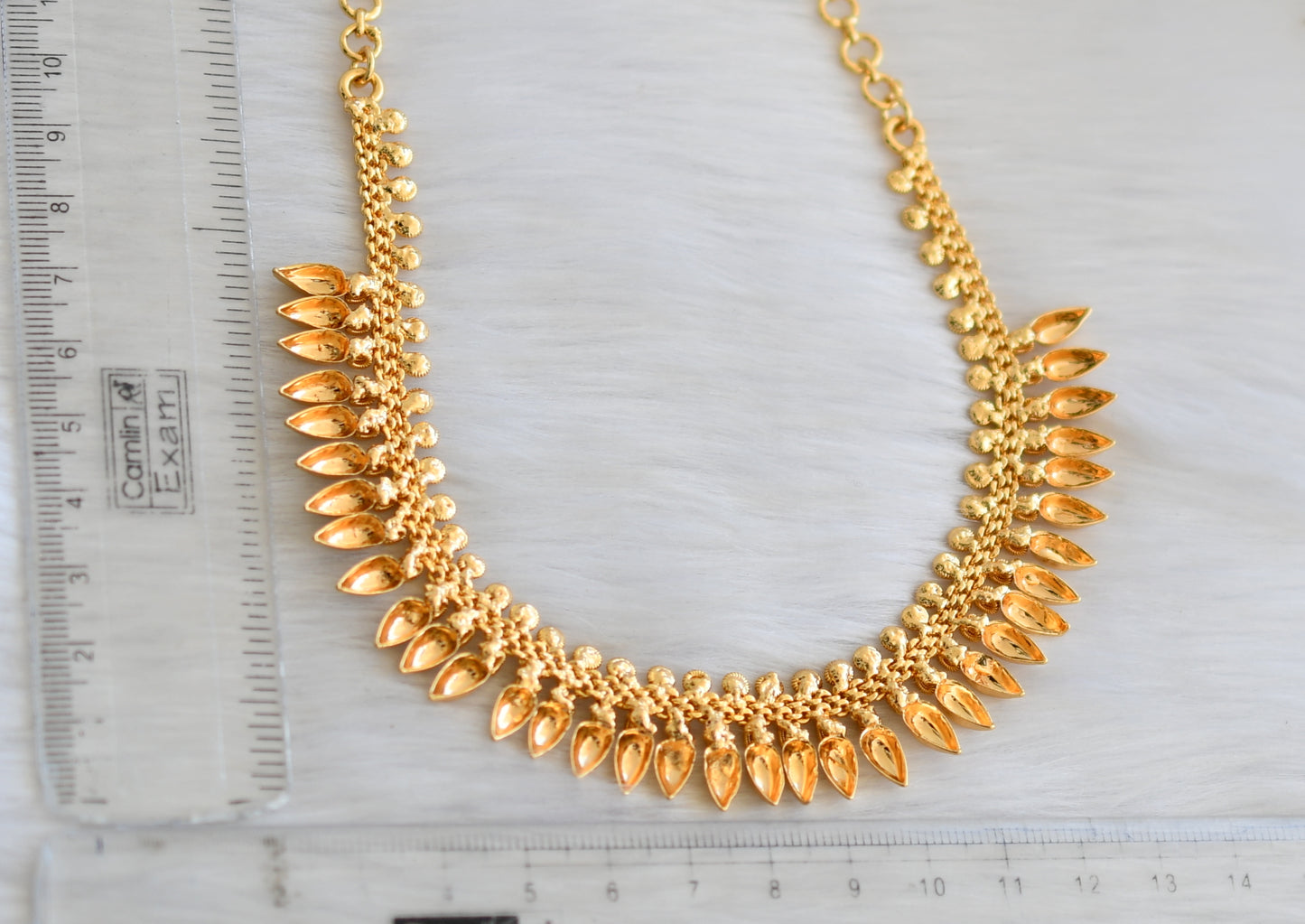 Gold tone Kerala style necklace dj-40784