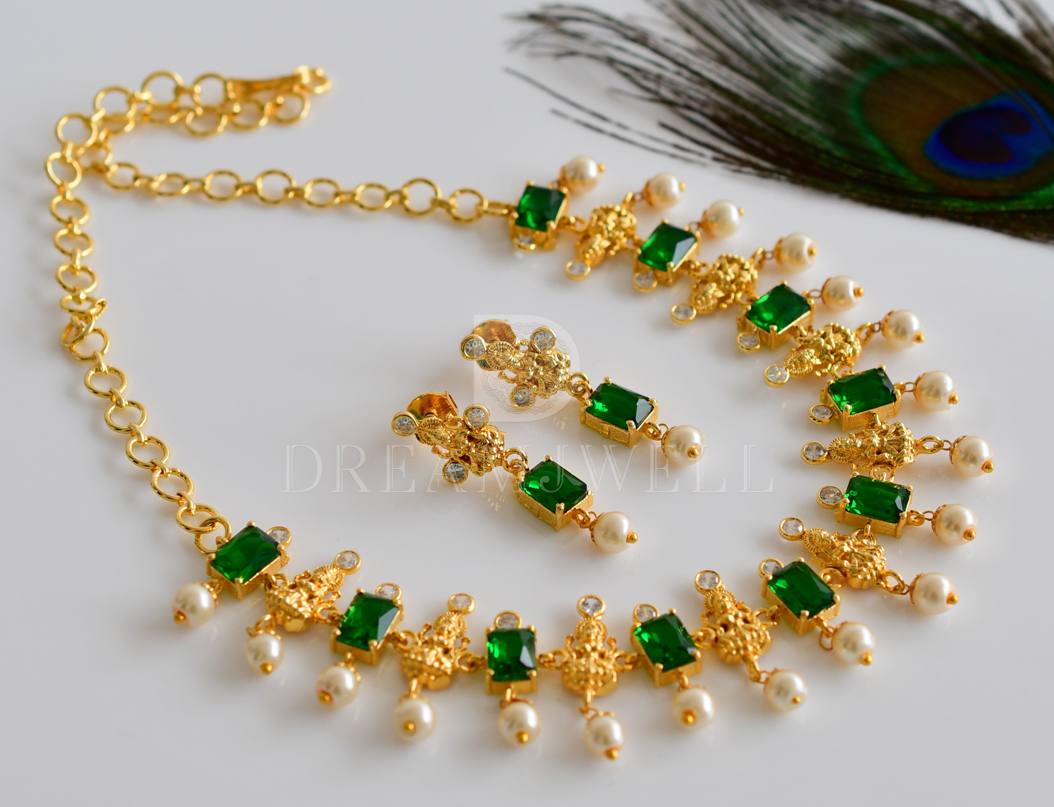 Emerald Green Layered Necklace – The Populor