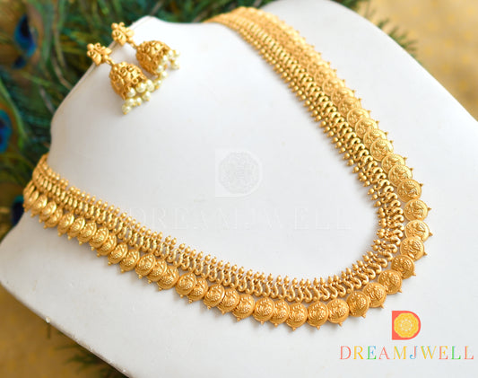 Matte Finish Swan Coin Pearl Haar Set dj-30373