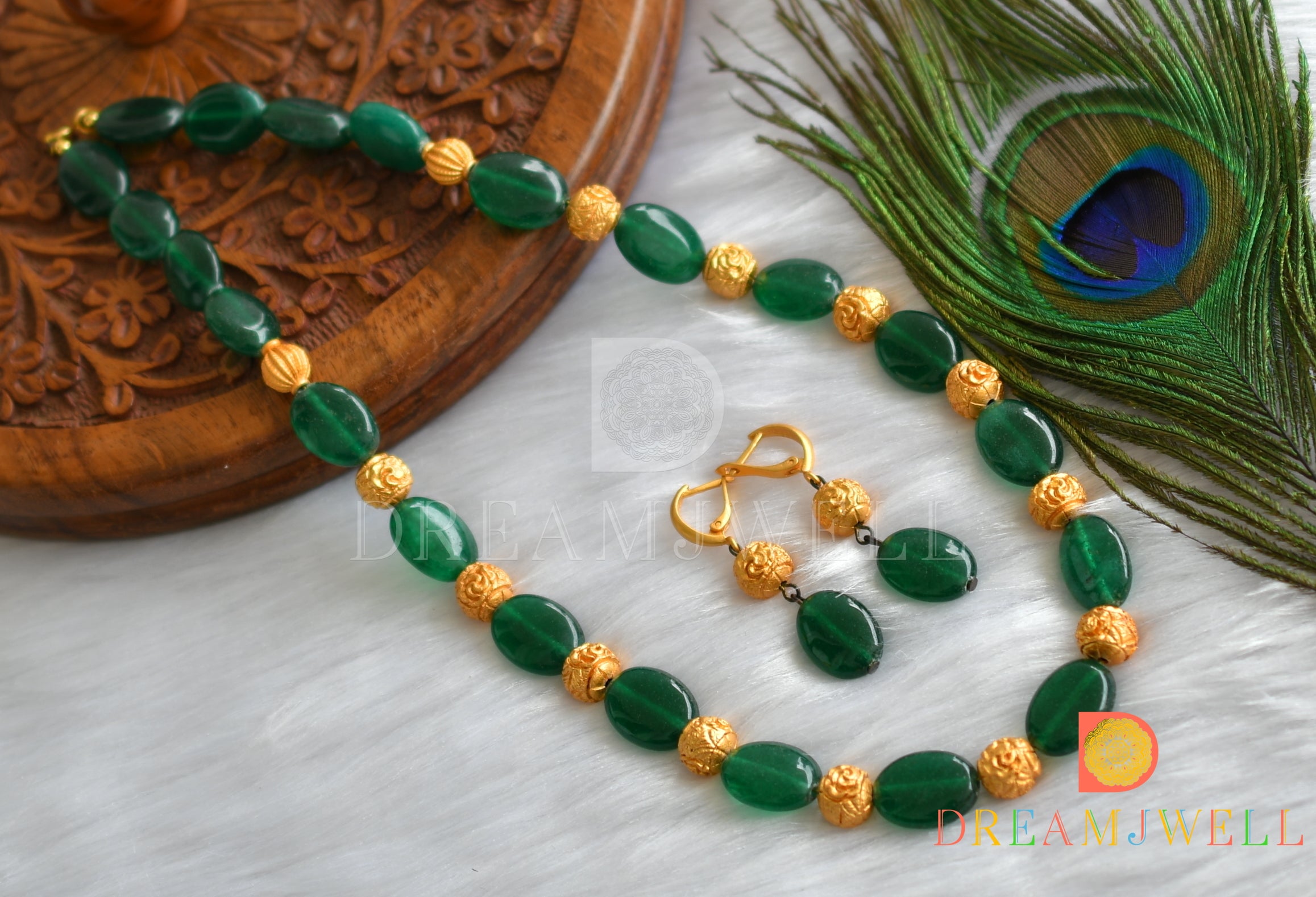 Buy Ratnavali Jewels 3 Layer Real Red Ruby Green Emerald Onyx Stone Beads  Necklace for Women and Girls Online at Best Prices in India - JioMart.