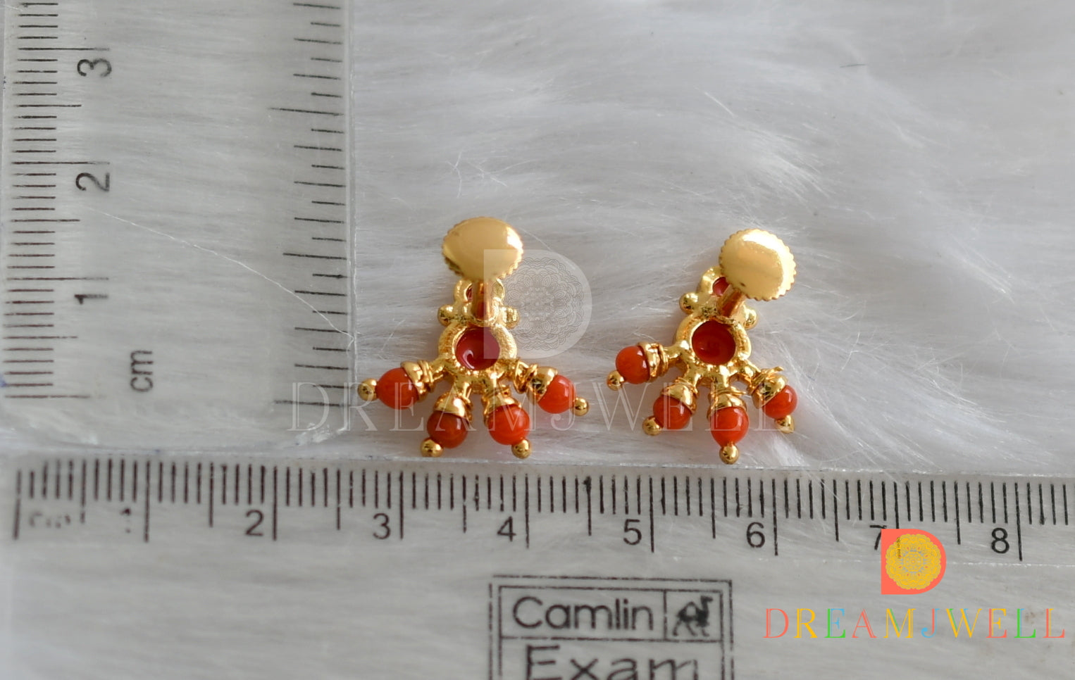 Gold & Stone Golden EAR STUDS at best price in Pithapuram | ID: 23207844130