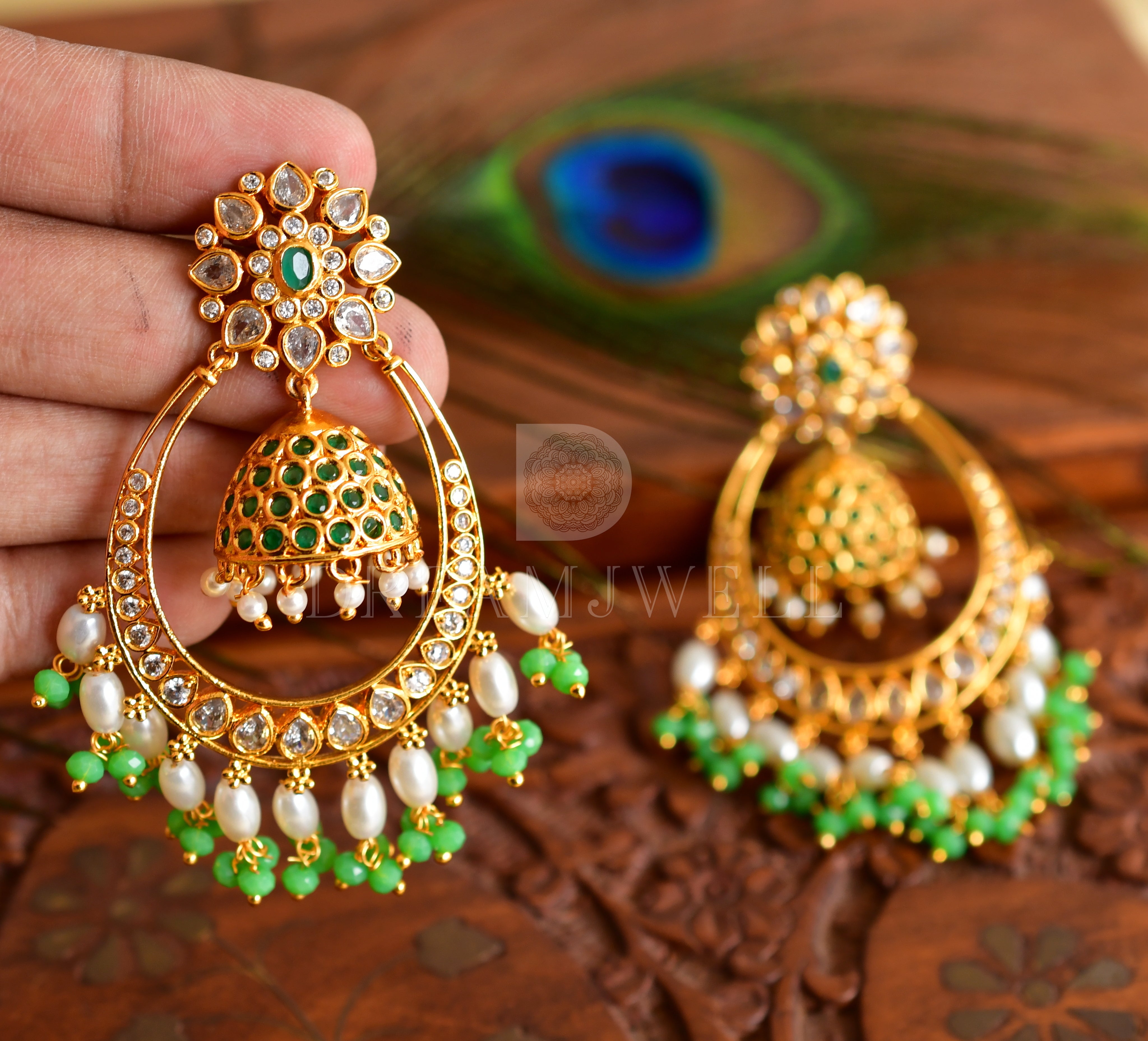 Best White Gold Earring Designs in India  Kalyan Jewellers