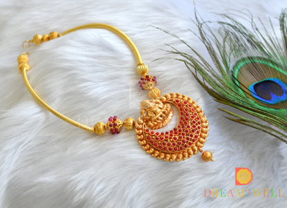 Antique Lakshmi kemp necklace dj-29300